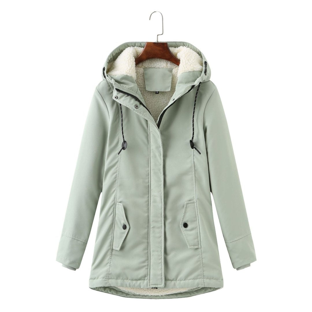Ernestina | Cozy Hooded Cold Weather Coat