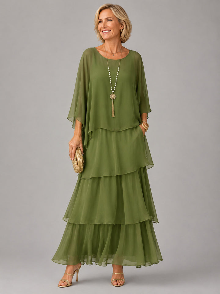 Geneviève | Elegant Flowing Maxi Dress