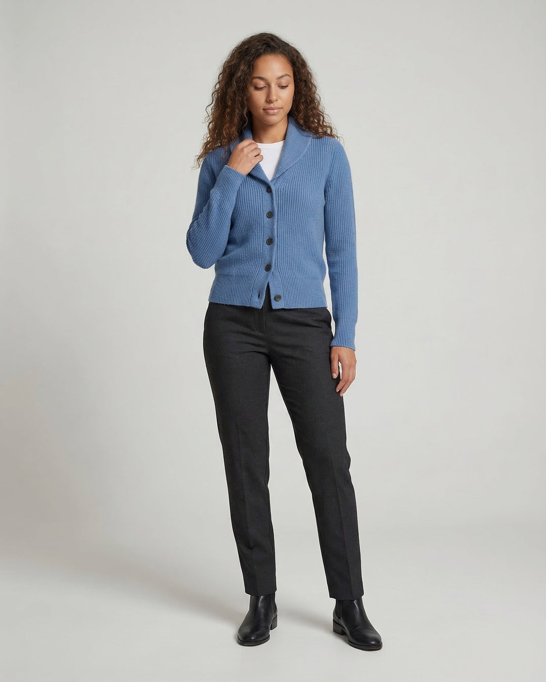 Felicity | Knit Cardigan with Lapel Collar