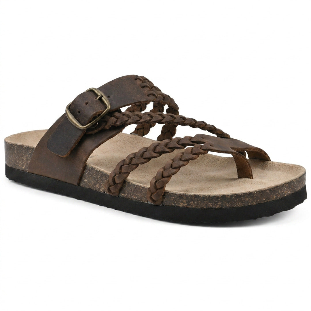 Diane | Braided Cork Sandals