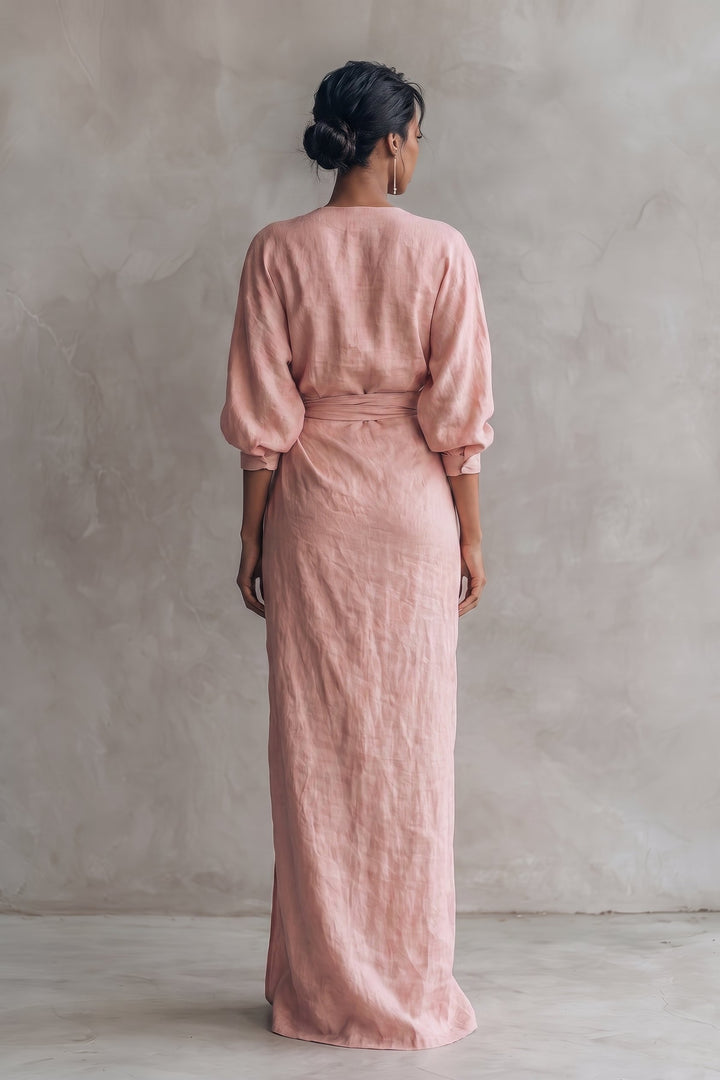 Kenya | Blend V-Neck Maxi Dress