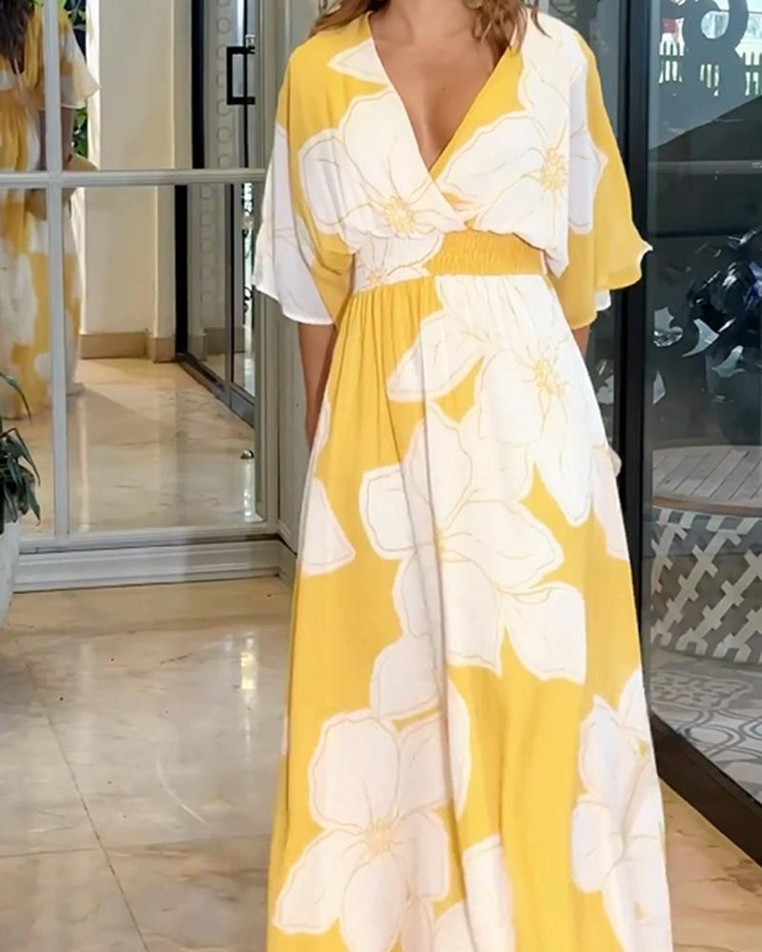 Ursula | Midi Dress with Harmony Design