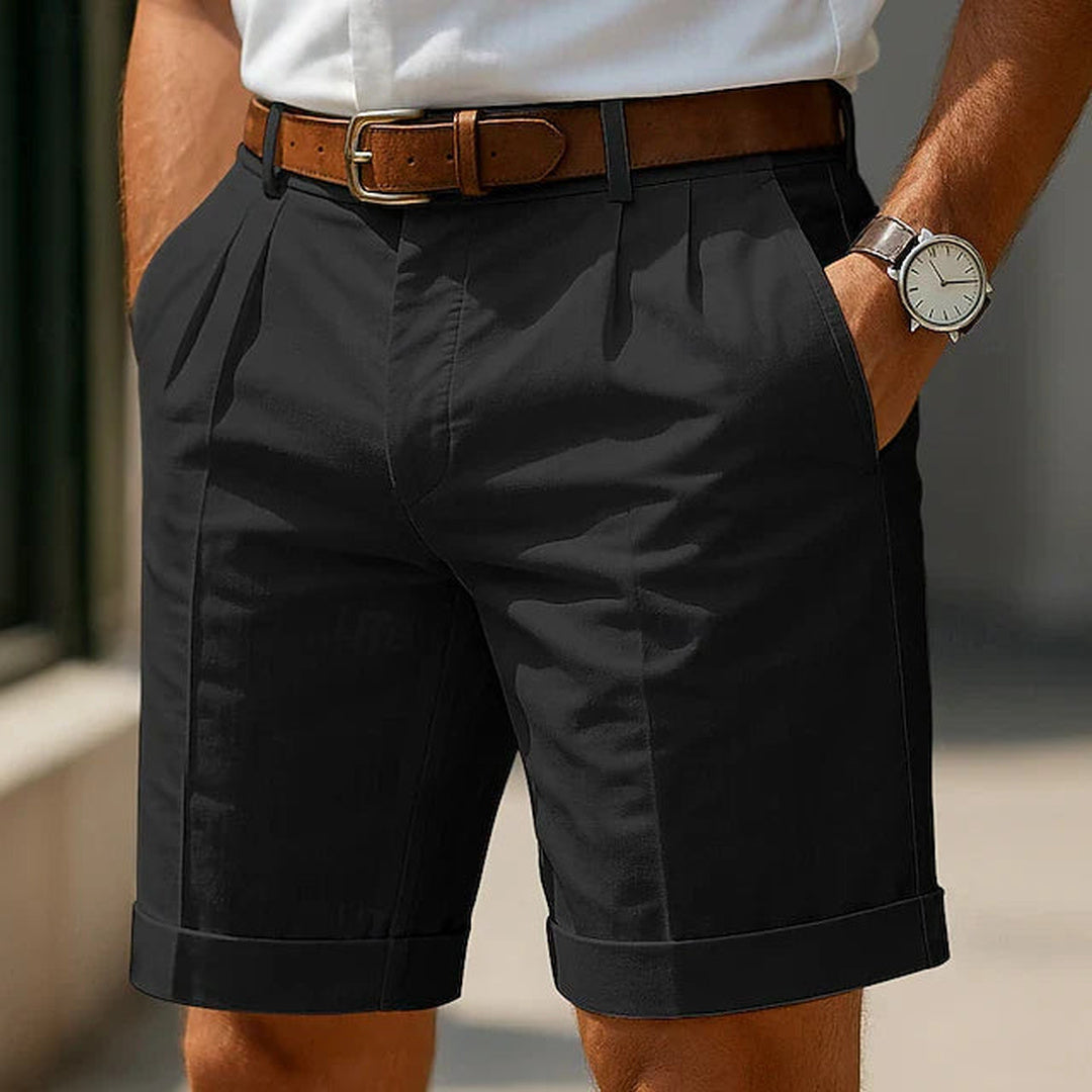 Julien | Pleated Summer Chino Shorts