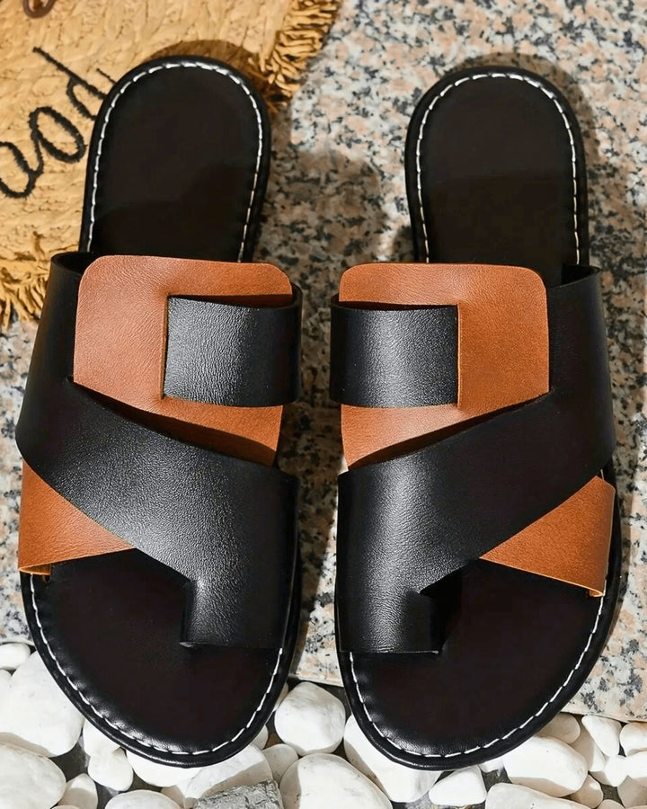 Cecile | Cross-Strap Sandals