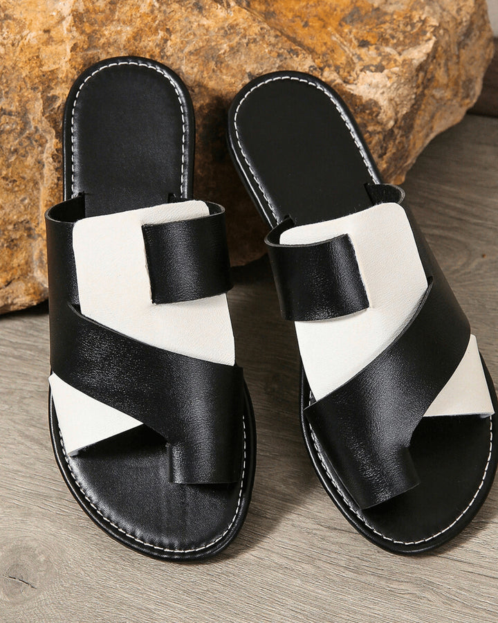 Cecile | Cross-Strap Sandals