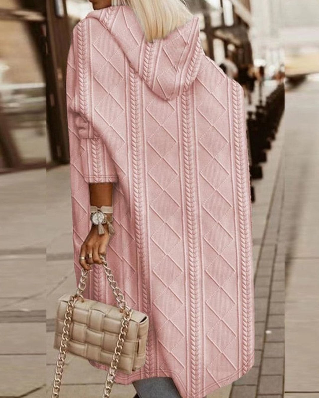 Fredrika | Extended Length Hooded Cardigan