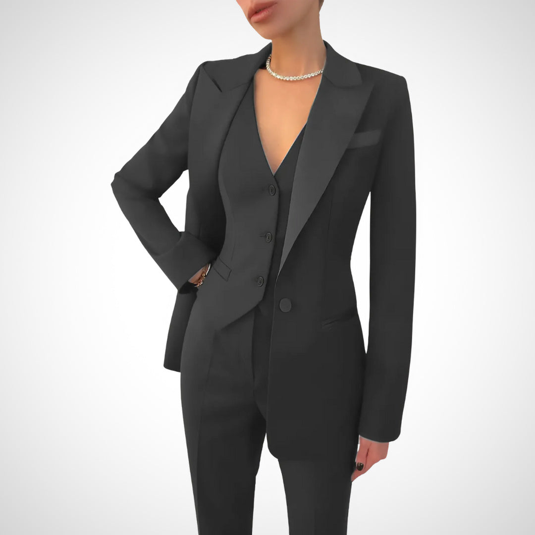 Simone | Peaked Lapel Work Office Set