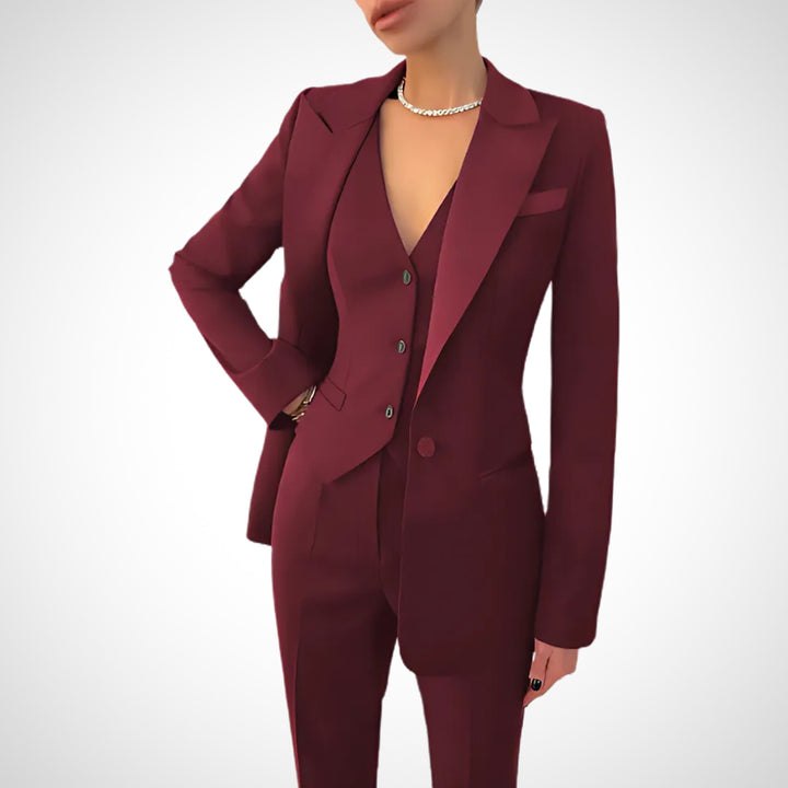 Simone | Peaked Lapel Work Office Set