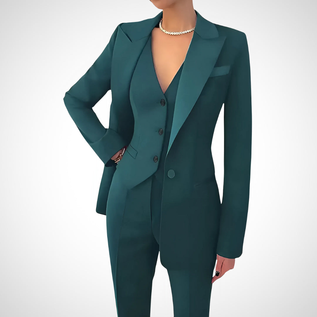 Simone | Peaked Lapel Work Office Set