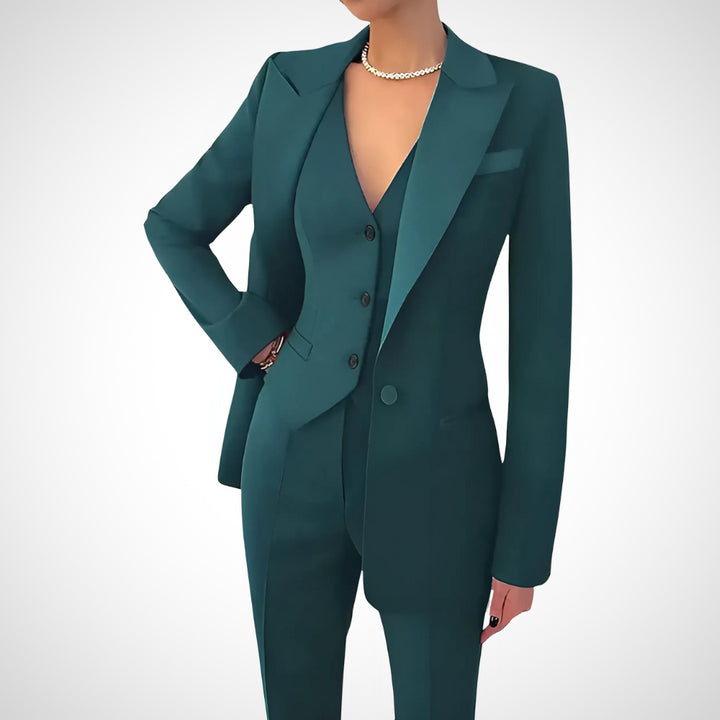 Simone | Peaked Lapel Work Office Set