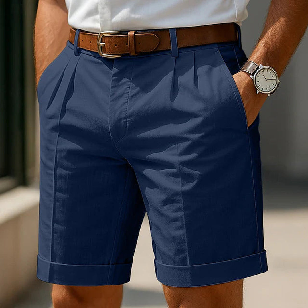 Julien | Pleated Summer Chino Shorts